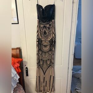 WOW Couture Gold Label Black Dress